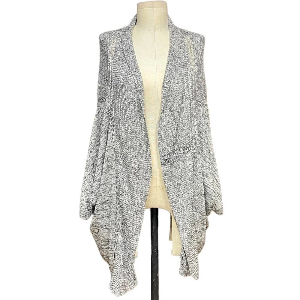 Lululemon Breeze Easy Wrap Sweater Heathered Light Grey Size XS/S
